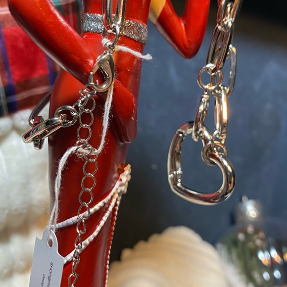 💝 NWT VERSATILE DESIGNER INSPIRED ROMANCE SILVER HEART NECKLACE - Picture 8 of 8